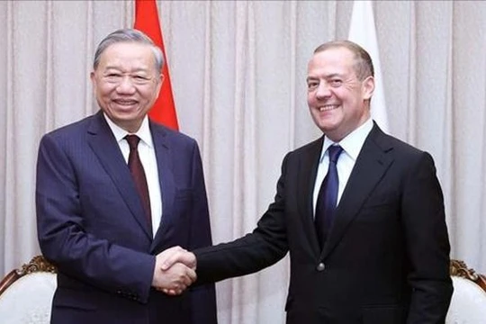 Tổng bí thư Tô Lâm hội kiến lãnh đạo Trung Quốc và Nga tại Bình Nhưỡng