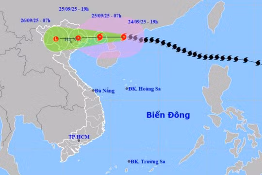Bão Ragasa đổ bộ Quảng Ninh, cảnh báo mưa lớn toàn Bắc Bộ