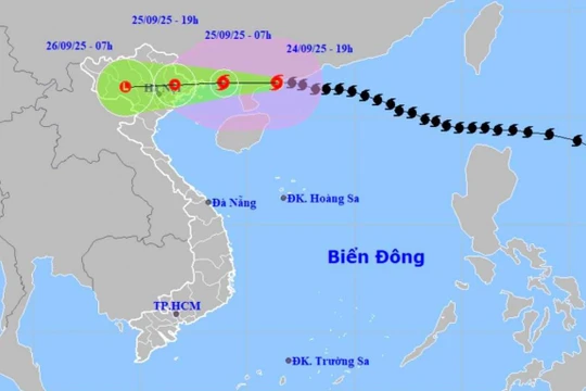 Bão Ragasa đổ bộ Quảng Ninh, cảnh báo mưa lớn toàn Bắc Bộ