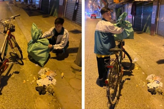 Video: Gây xúc động với hình ảnh phụ mẹ nhặt ve chai, nam sinh chia sẻ ước mơ 