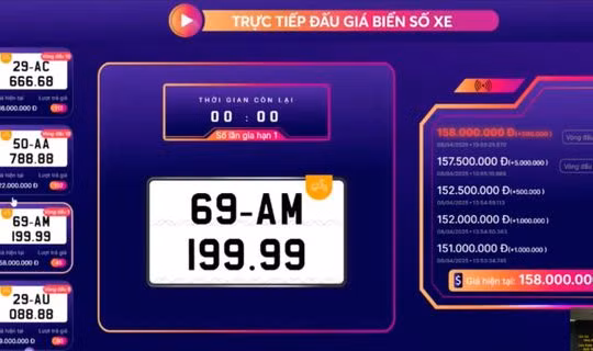 Hàng loạt biển số xe máy được trả giá hơn 100 triệu đồng, cao nhất ở Cà Mau