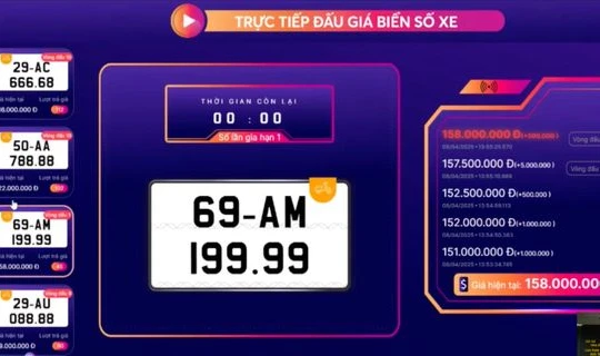 Hàng loạt biển số xe máy được trả giá hơn 100 triệu đồng, cao nhất ở Cà Mau