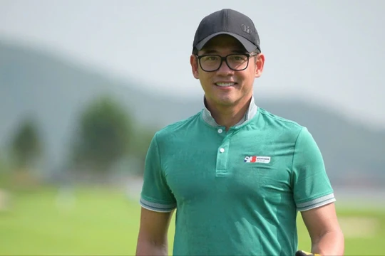Diễn viên Hải Anh bất ngờ vì lần đầu tiên giành giải golf