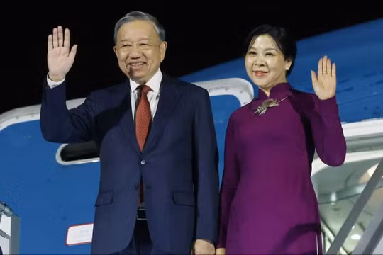 Tổng bí thư Tô Lâm và phu nhân bắt đầu chuyến thăm chính thức Bulgaria