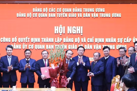 Ban Tuyên giáo và Dân vận Trung ương: Hoàn thành nhiều nhiệm vụ mới, khó, hiệu quả cao