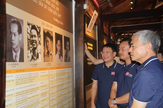 Những hiện vật quý tại Di tích Trường dạy làm báo Huỳnh Thúc Kháng