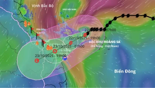Hoàn lưu bão Fengshen kết hợp không khí lạnh, nhiều nơi mưa lớn kỷ lục
