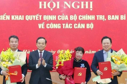 Điều động, bổ nhiệm 3 Phó trưởng Ban Chính sách, chiến lược Trung ương