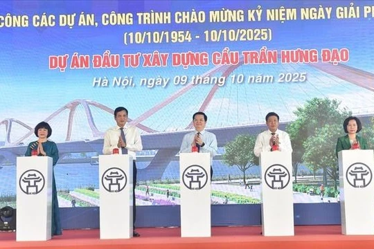 Hà Nội khởi công xây cầu có kiến trúc độc đáo bắc qua sông Hồng, kết nối trung tâm