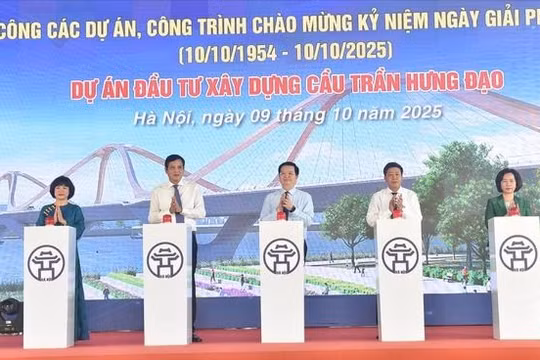 Hà Nội khởi công xây cầu có kiến trúc độc đáo bắc qua sông Hồng, kết nối trung tâm