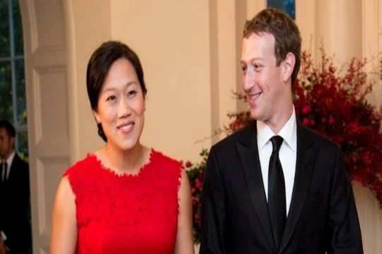 Vợ chồng CEO Mark Zuckerberg (ẢNh AP)