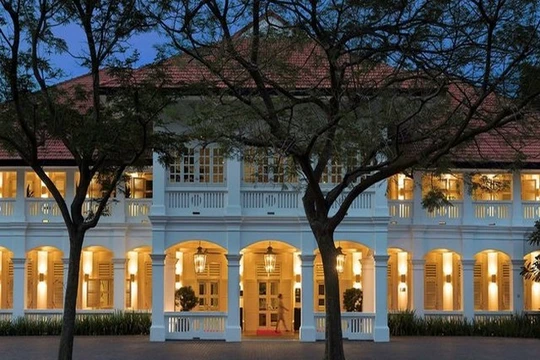 Khách sạn Capella ở hòn đảo Sentosa, Singapore (ảnh Reuters)