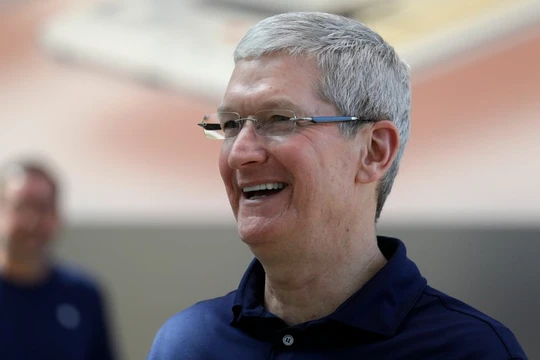 ông Tim Cook,CEO của Apple (Ảnh AP)