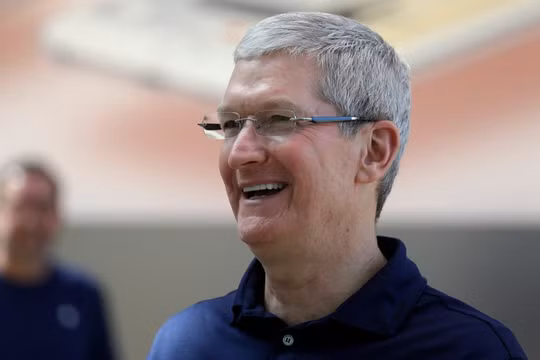 ông Tim Cook,CEO của Apple (Ảnh AP)