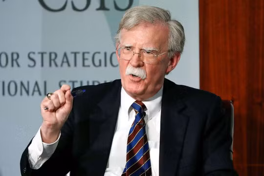 Ông John Bolton trong bài phát biểu tại CSIS, Washington (Ảnh: ABC News)
