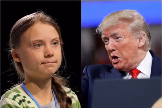 Đây là lần thứ hai mà Tổng thống Trump buông lời chế giễu Greta Thunberg (Ảnh: Business Insider)