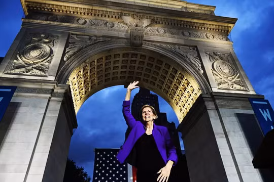 Tỷ lệ ủng hộ bà Elizabeth Warren ngày càng tăng (Ảnh: VOX)