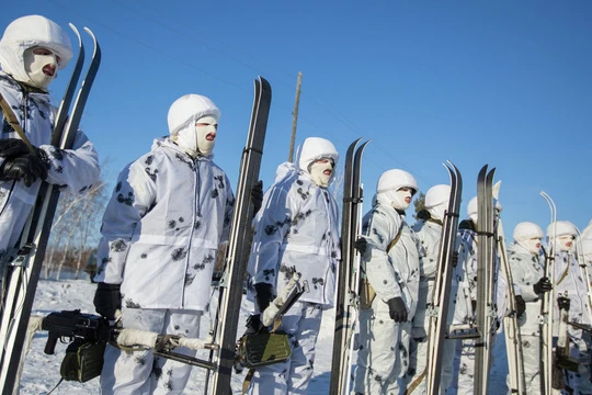 Binh sĩ Nga trong một cuộc tập trận (Ảnh: Sputnik)