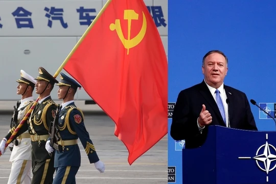 Ngoại trưởng Mỹ Pompeo muốn NATO đối phó với Trung Quốc (Ảnh: RT)