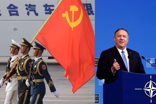 Ngoại trưởng Mỹ Pompeo muốn NATO đối phó với Trung Quốc (Ảnh: RT)