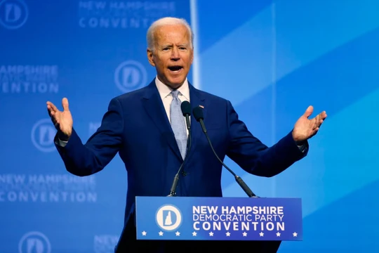 Cựu Phó Tổng thống Mỹ Joe Biden dẫn đầu trong cuộc đua giành vị trí ứng viên Tổng thống của đảng Dân chủ (Ảnh: Washington Post)