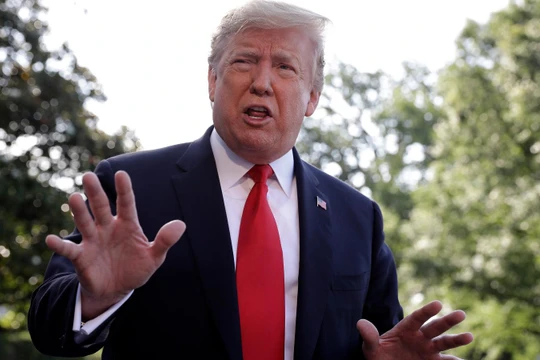 Ông Trump chỉ trích Công nương Meghan Markle trong bài phỏng vấn với The Sun mới đây (Ảnh: CNN)