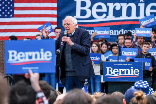 Ứng viên đảng Dân chủ Bernie Sanders (Ảnh: CNBC)