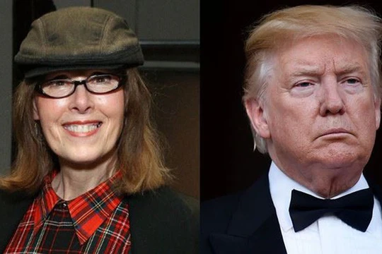 Nhà báo Elizabeth Jean Carroll và Tổng thống Mỹ Donald Trump (Ảnh: Elle)