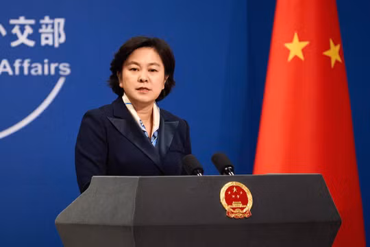 Phát ngôn viên Bộ Ngoại giao Trung Quốc Hoa Xuân Oánh (Ảnh: TASS)
