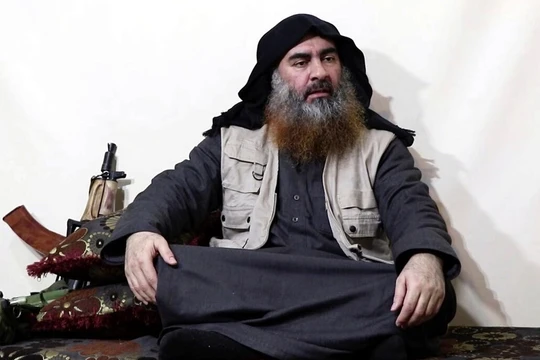 Abu Bakr al-Baghdadi, thủ lĩnh tổ chức khủng bố Nhà nước Hồi giáo tự xưng (IS) (Ảnh: Newsweek)