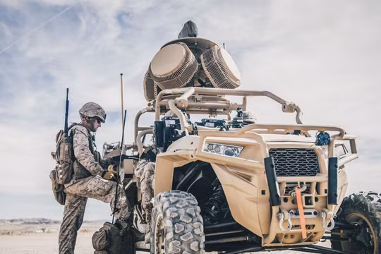 Hệ thống LMADIS ở trên đất liền (Ảnh: Sputnik)