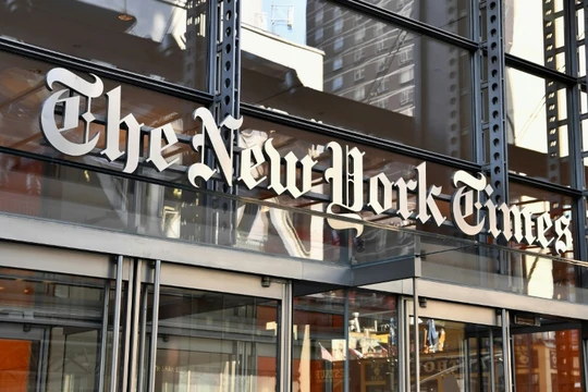 Tờ New York Times bị ông Trump tố là có hành động “phản quốc rõ ràng” (Ảnh: AP)