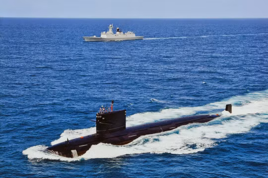 Tàu ngầm tấn công hạt nhân Type-093 của Trung Quốc (Ảnh: Getty)