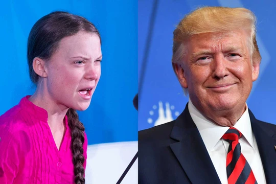 Ông Trump hứng chỉ trích sau bình luận chế giễu Thunberg trên Twitter (Ảnh: Dailywire)