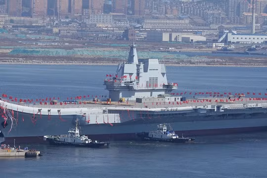 Sơn Đông, Type 001A, tàu sân bay đầu tiên được chế tạo trong nước của Trung Quốc (Ảnh: SCMP)