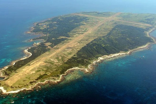 Đảo Mageshima chụp từ trên cao (Ảnh: CNN)