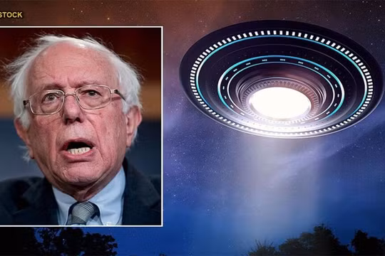 Thượng nghị sỹ Bernie Sanders hứa công khai thông tin về UFO và người ngoài hành tin (Ảnh: AP)