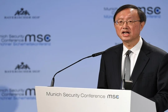 Ủy viên Bộ Chính trị Ban Chấp hành trung ương đảng Cộng sản Trung Quốc Dương Khiết Trì (Ảnh: Reuters)