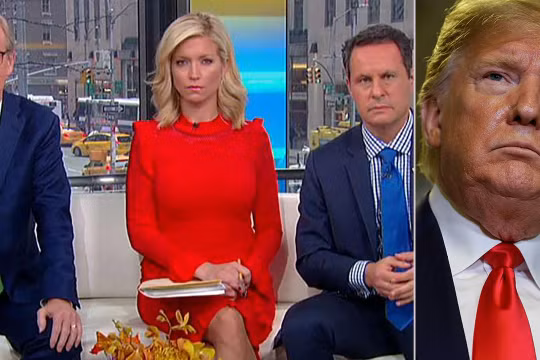 Tổng thống Trump liên tục né tránh những câu hỏi khó và đưa ra nhiều thông tin sai sự thực (Ảnh: fox News)