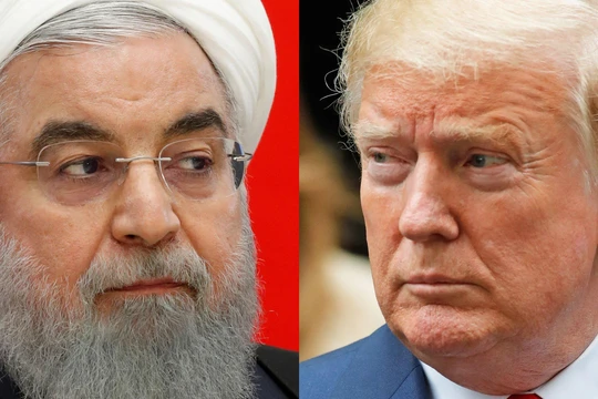 Lãnh đạo Mỹ, Iran có màn đấu khẩu căng thẳng (ảnh: Business Insider)