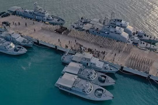 Căn cứ hải quân Ream ở Campuchia (Ảnh: KhmerTimes)