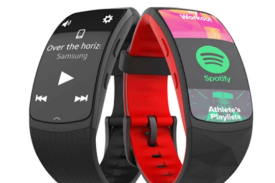 ảnh dựng Gear Fit 2 Pro (nguồn: Phone Arena)