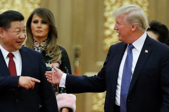 Tổng thống Hoa Kỳ Donald Trump và Chủ tịch Trung Quốc Tập Cận Bình (ảnh Reuters)
