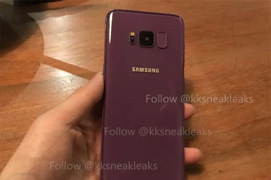 Tím hồng là một trong những màu sắc của Galaxy S8