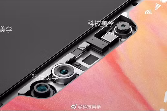 Mô đun nhận diện khuôn mặt của Xiaomi (ảnh: Phone Arena)