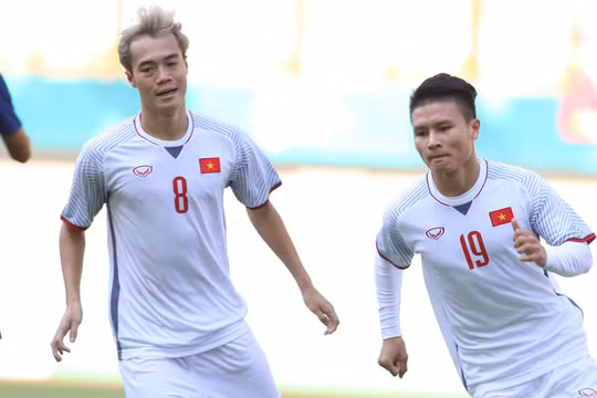 Quang Hải là người ghi bàn thắng duy nhất của trận đấu (ảnh: PLO)