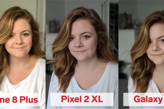 So sánh chế độ chụp chân dung từ 3 mẫu smartphone hàng đầu (ảnh: Business Insider)