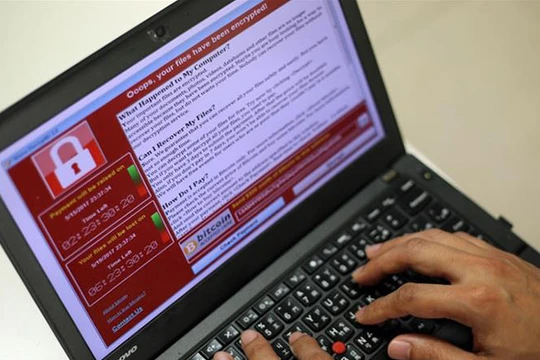 Giao diện công cụ kiểm tra mã độc WannaCry