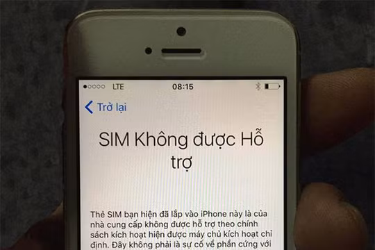 SIM ghép 4G không thể kích hoạt vào sáng 5/10 (ảnh: Facebook)