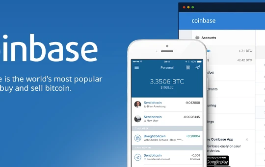 ứng dụng Coinbase (ảnh: Phone Arena)